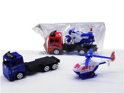 惯性拖头车载回力摩托回力飞机 - OBL947285