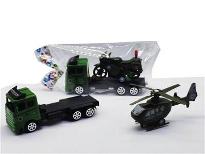 惯性拖头车载回力摩托回力飞机 - OBL947286