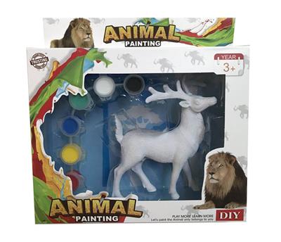 DIY动物彩绘-鹿 - OBL947402