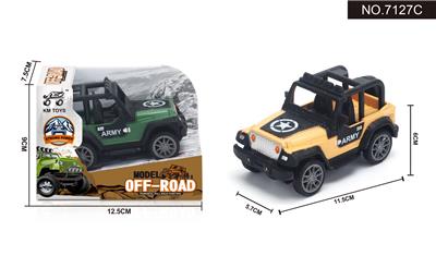 吉普军车惯性 越野车1:43 - OBL948402