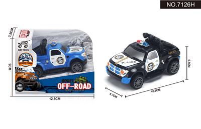 皮卡警车 回力越野车1:43 - OBL948428