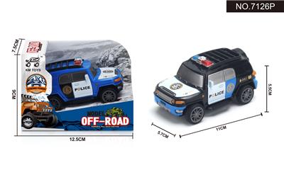 丰田警车回力越野车1:43 - OBL948436