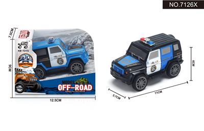 奔驰警车 回力越野车1:43 - OBL948444