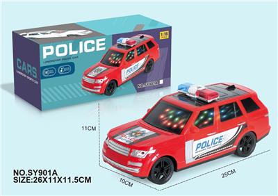 电动3D万向警车（
路虎） 带灯光音
乐(红、白二色混
装) - OBL950577