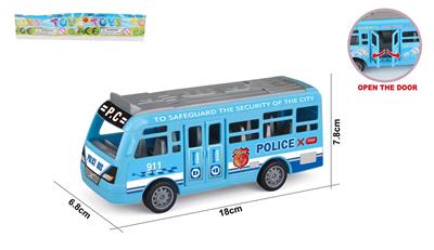 惯性巴士警车可开门 - OBL954701