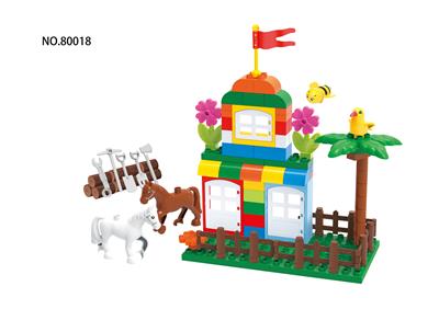 DIY积木农场乐园76PCS（含底板） - OBL954982