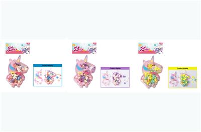 儿童独角兽串珠（3款混装） - OBL955477