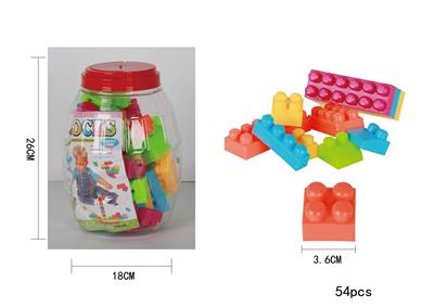 智力积木(54pcs) - OBL955589