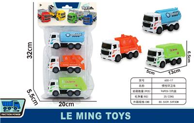 惯性环卫车（3PCS） - OBL956388