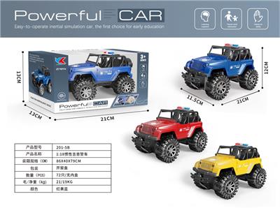 1:18惯性吉普警车 - OBL956652
