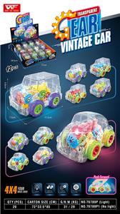 炫彩灯光透明齿轮甲壳虫&大G（12只装） - OBL957745