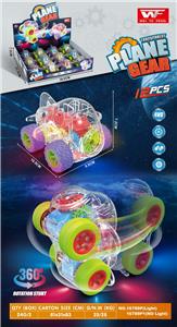 炫彩灯光透明飞机（12只装） - OBL957759