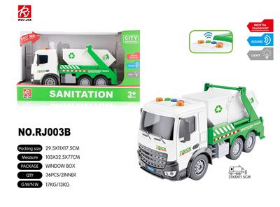 1:18声光惯性清洁车 - OBL959315