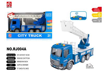 1:18声光惯性云梯车 - OBL959318