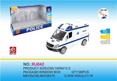 1:32声光惯性警车 - OBL959333