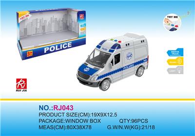 1:32声光惯性警车 - OBL959334