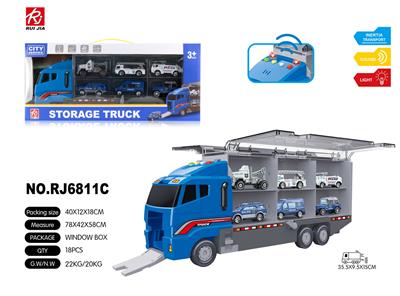 1:16声光警察收纳车 - OBL959400