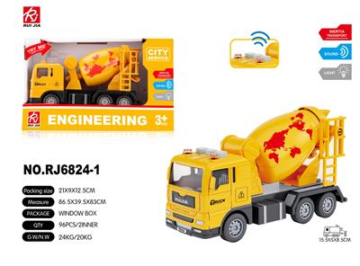 1:32声光惯性工程搅拌车 - OBL959414