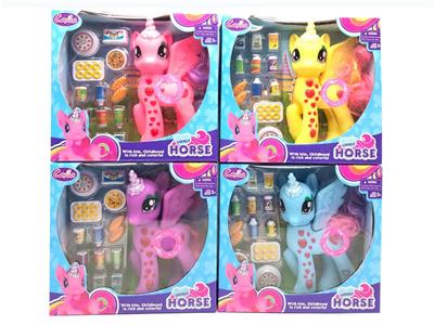 搪胶钻石独角马马宝丽带灯光音乐带迪士尼食品 - OBL960878