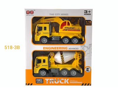 1:18仿真惯性工程车 - OBL961135