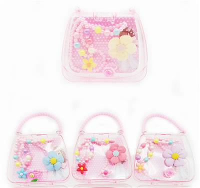 手提包饰品套装 （项链+手链+发夹+戒指） - OBL962105