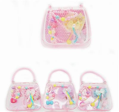 手提包饰品套装 （项链+手链+发夹） - OBL962106