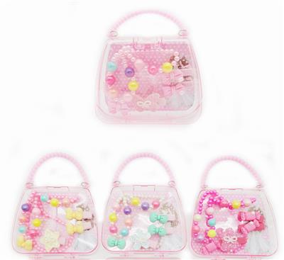 手提包饰品套装 （项链+手链+发夹） - OBL962107