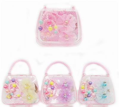 手提包饰品套装 （项链+手链+一对发夹） - OBL962108