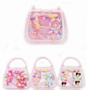 手提包饰品套装 （项链+手链+BB发夹一对） - OBL962115