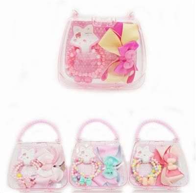 手提包饰品套装 （手链+大发夹） - OBL962116