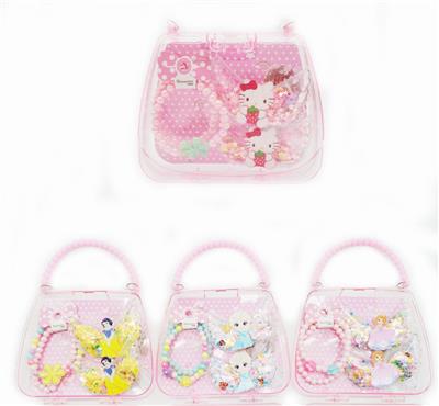 手提包饰品套装 （手链+一对大发夹）迪士尼公主 - OBL962120