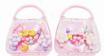 手提包饰品套装 （项链+耳钉+一对发夹） - OBL962126