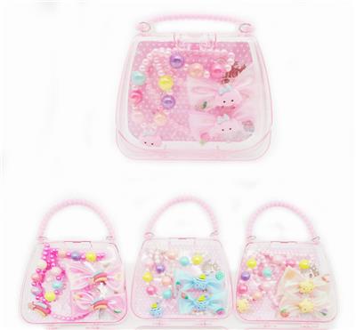 手提包饰品套装 （项链+手链+一对发夹） - OBL962130