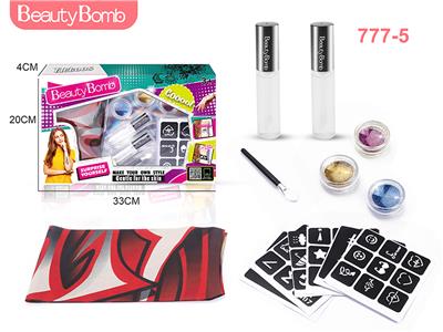 女孩纹身套装配纹身袖套 - OBL965041