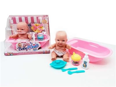 7寸公仔浴盆餐具 - OBL966598