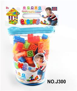 椭圆卡头袋积木（大约100PCS，400克，） - OBL968628