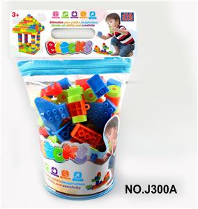 椭圆卡头袋（大约110PCS，400克，小颗粒积木带拉车） - OBL968634