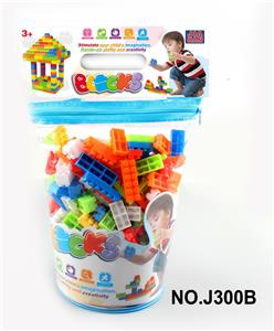 椭圆卡头袋积木（大约300PCS，500克，） - OBL968635