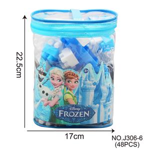 冰雪公主椭圆型手提袋（大约48PCS 250克） - OBL968643