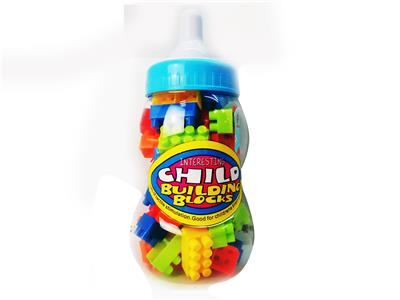 大号奶瓶积木（大约50-55PCS 416克） - OBL968710