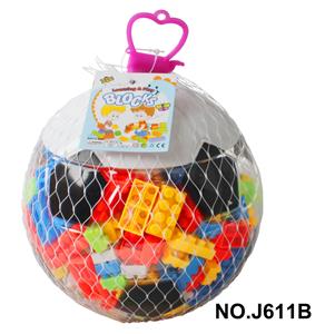 网袋足球积木（大约300PCS 530克，喷漆黑色） - OBL968720
