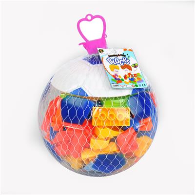 足球积木（大约100-110PCS 440克，喷漆蓝色） - OBL968724