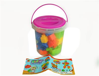 中桶大颗粒积木（大约36PCS，425克） - OBL968743