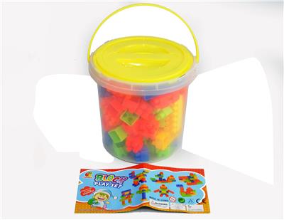 圆桶中颗粒积木（大约80PCS，700克） - OBL968744
