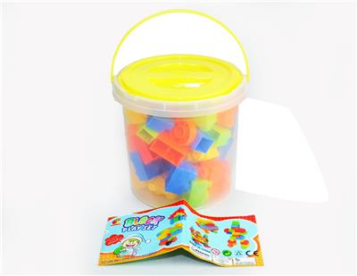 圆桶大颗粒积木（大约52PCS，680克） - OBL968745