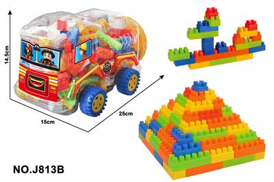 消防车微颗粒积木（大约490克，220PCS） - OBL968807