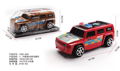 1:16惯性P罩H3悍马警车 - OBL969264