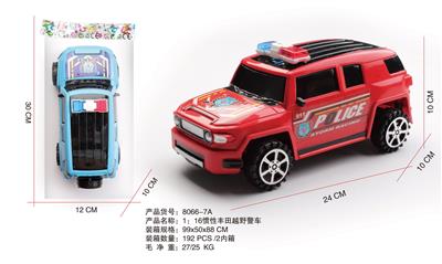1:16惯性OPP袋丰田越野警车 - OBL969277