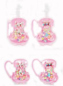 吉他盒饰品（项链+耳坠+发夹）迪士尼公主 - OBL969715