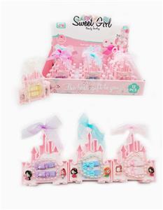 城堡飘带盒饰品系列 发夹+戒指+手链 12PCS - OBL969852